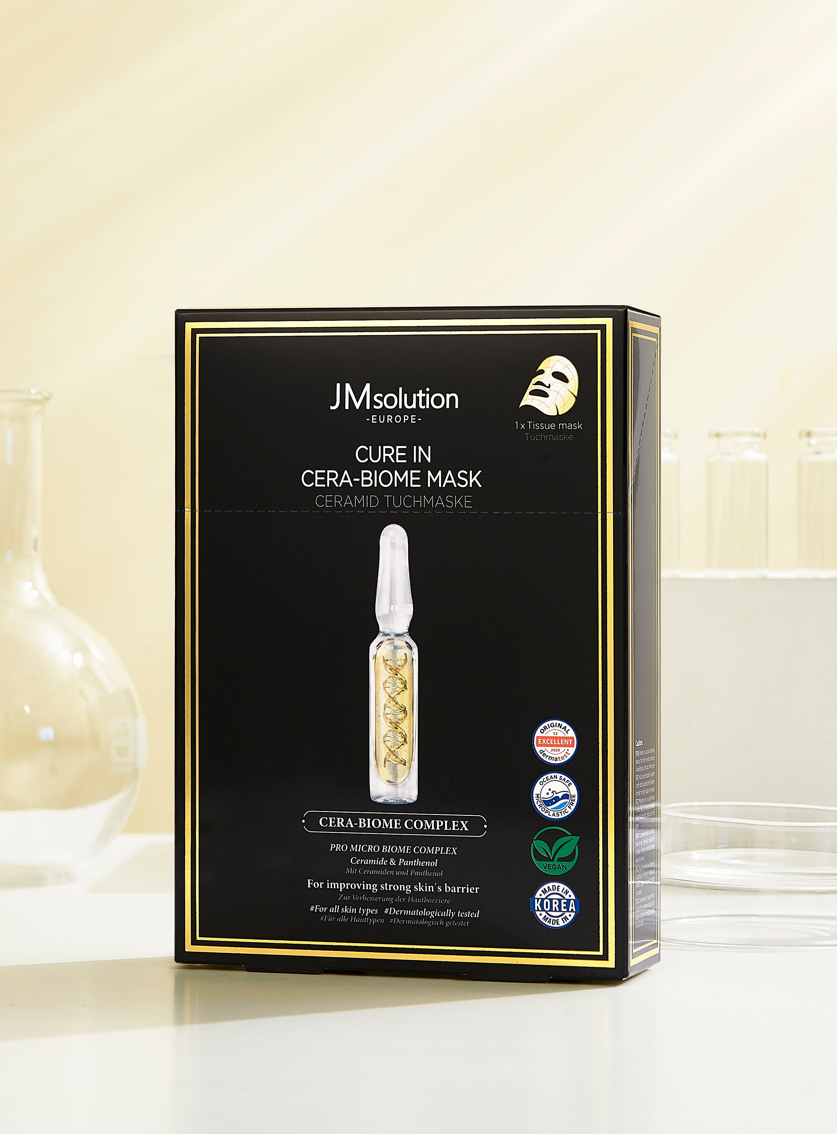 JMSOLUTION Europe CURE IN CERA-BIOME MASK 10EA