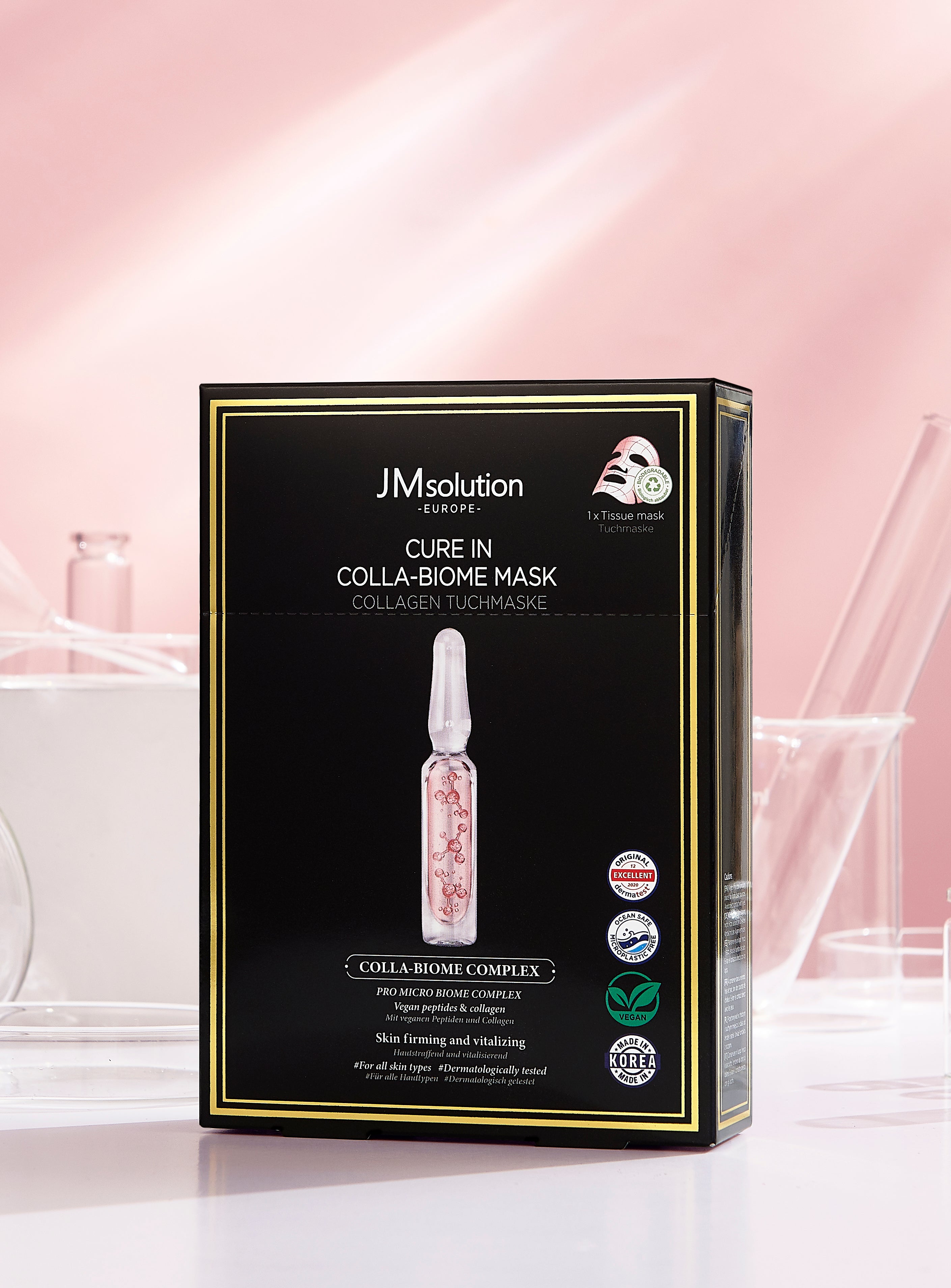 JMSOLUTION Europe CURE IN COLLA-BIOME MASK 10EA