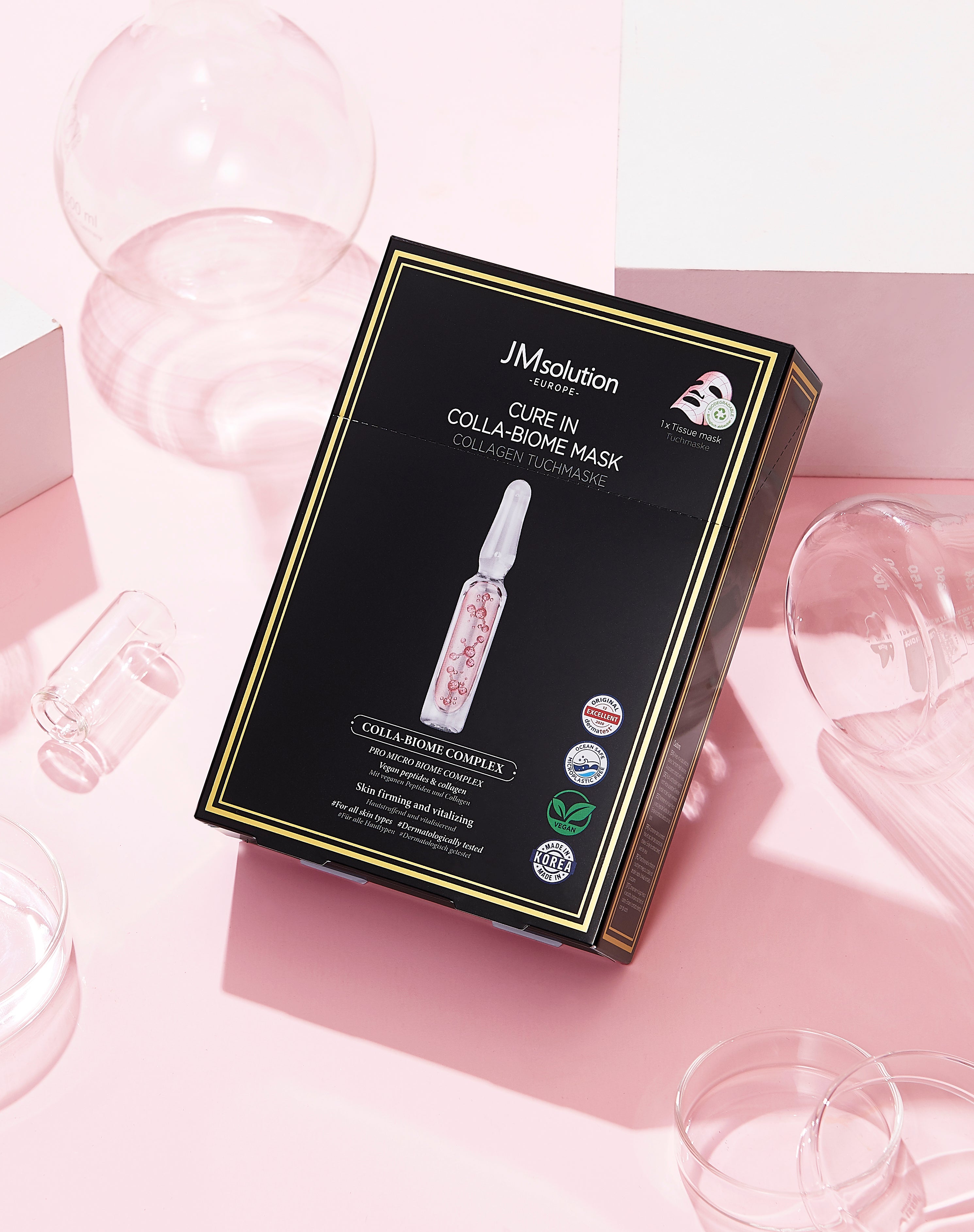 JMSOLUTION Europe CURE IN COLLA-BIOME MASK 10EA