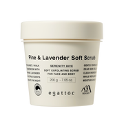 EGATTOC Pine & Lavender Soft Scrub (SERENTY DIVE) 200g