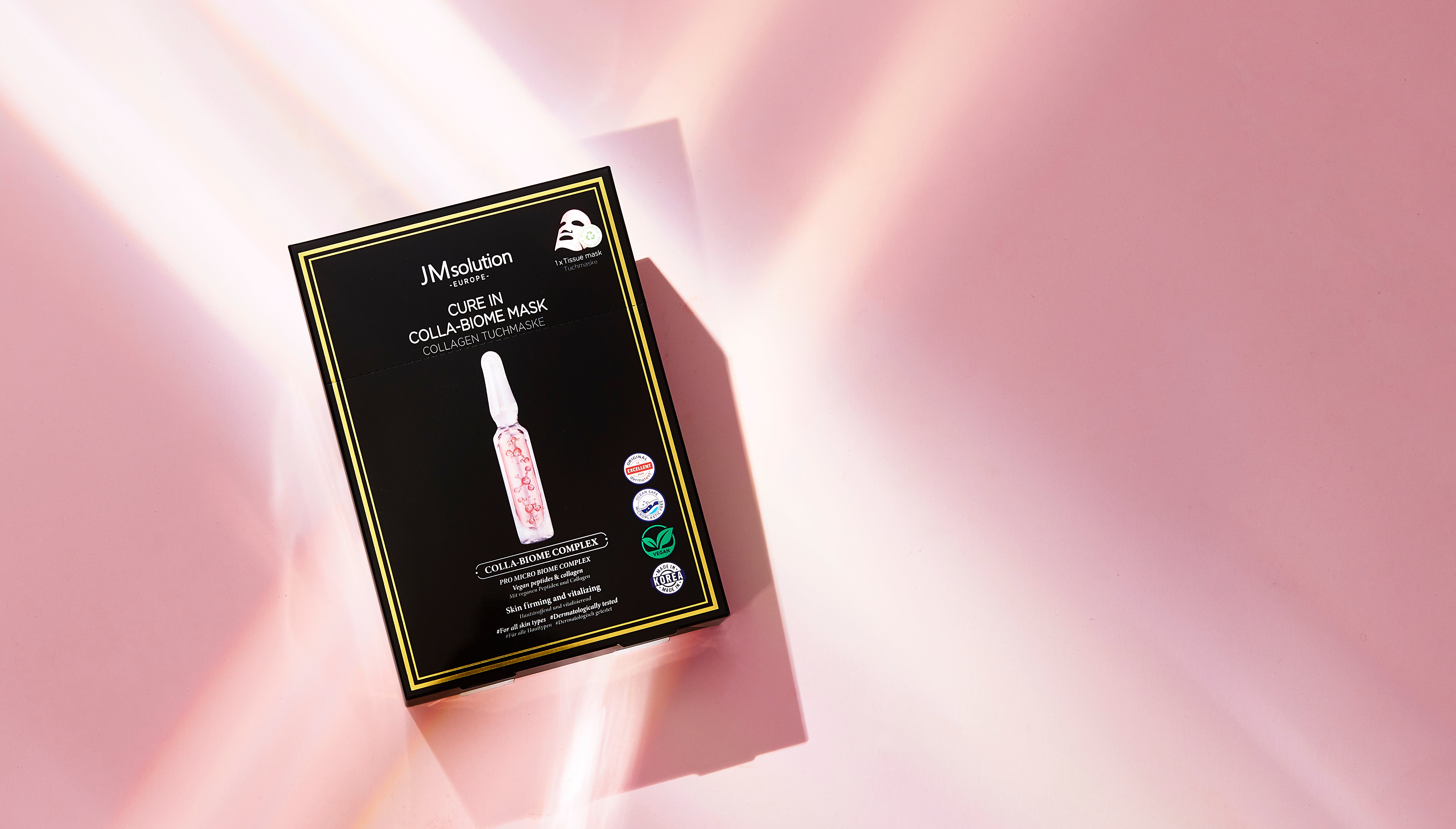 JMSOLUTION Europe CURE IN COLLA-BIOME MASK 10EA
