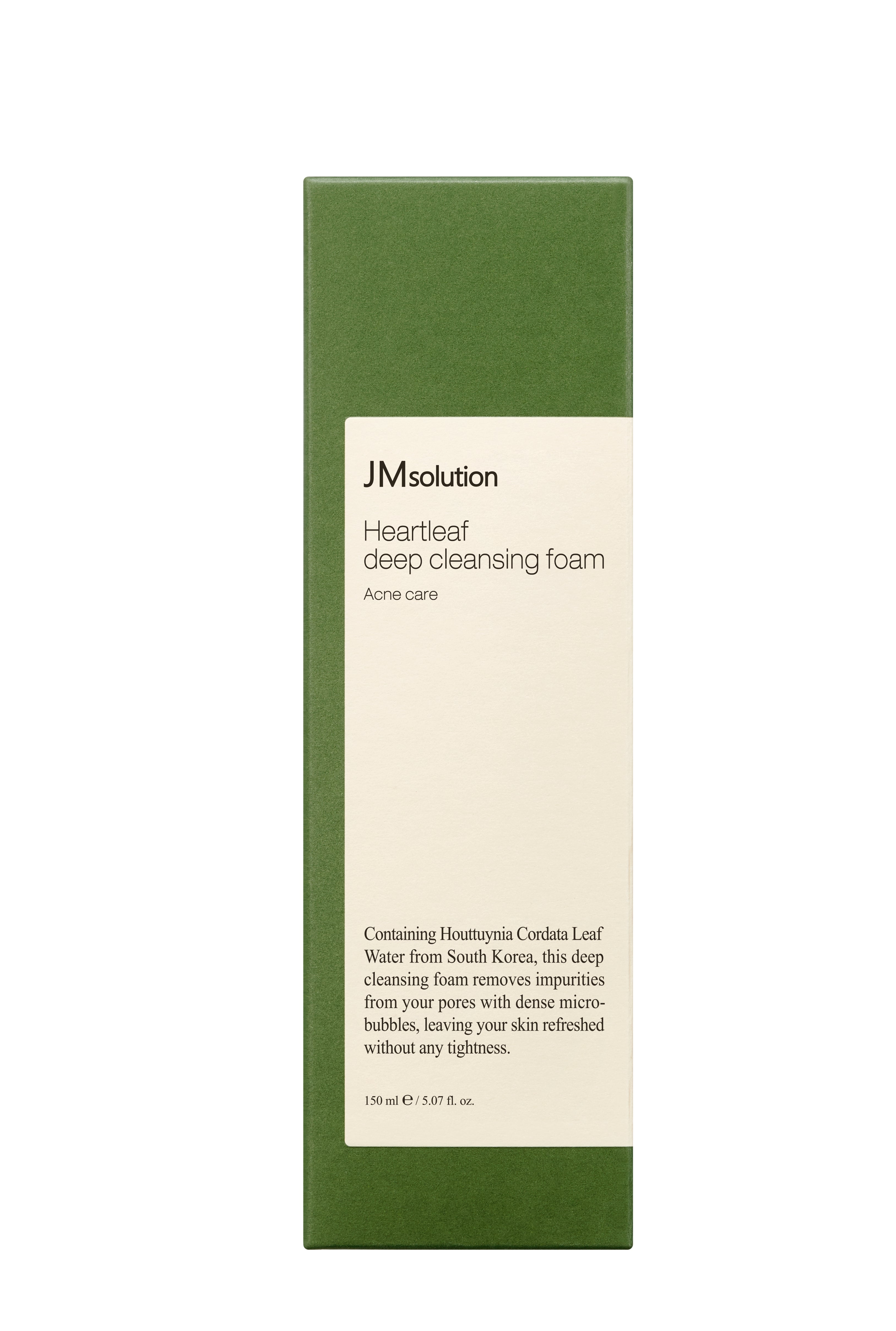 JMSOLUTION HEARTLEAF DEEP CLEANSING FOAM 150ml