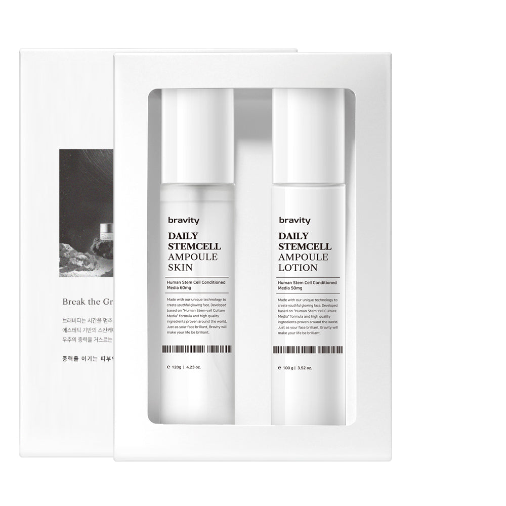 BRAVITY Daily Stem Cell Skin, Lotion Set