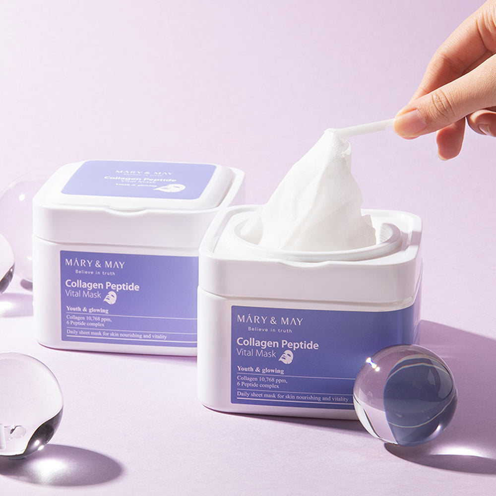 Mary&May Collagen Peptide Vital Mask 30ea/400g
