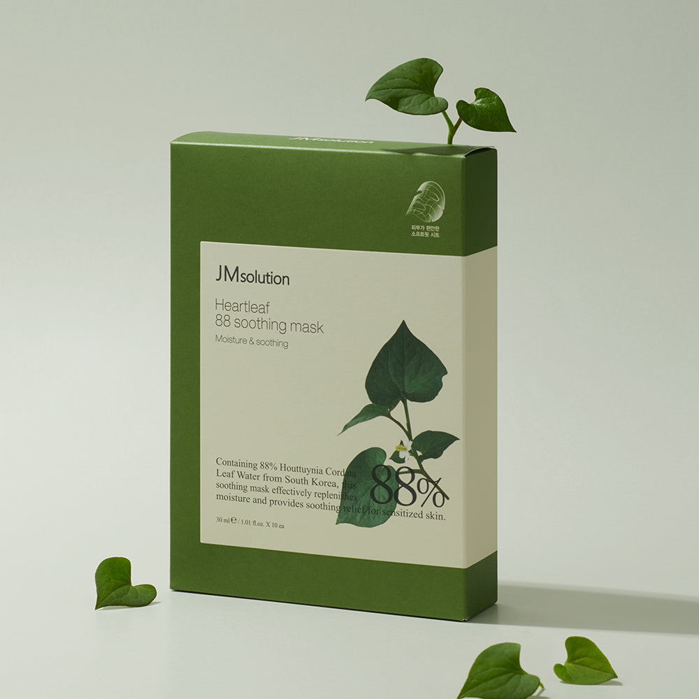 JMSOLUTION HEARTLEAF 88 SOOTHING MASK 10ea