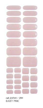 Vavacoco Volume Wrap Nail & Pedi (34pcs) - BABY PINK
