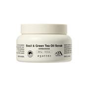 EGATTOC Basil & Green Tea Oil Scrub (HERBACEOUS) 300g