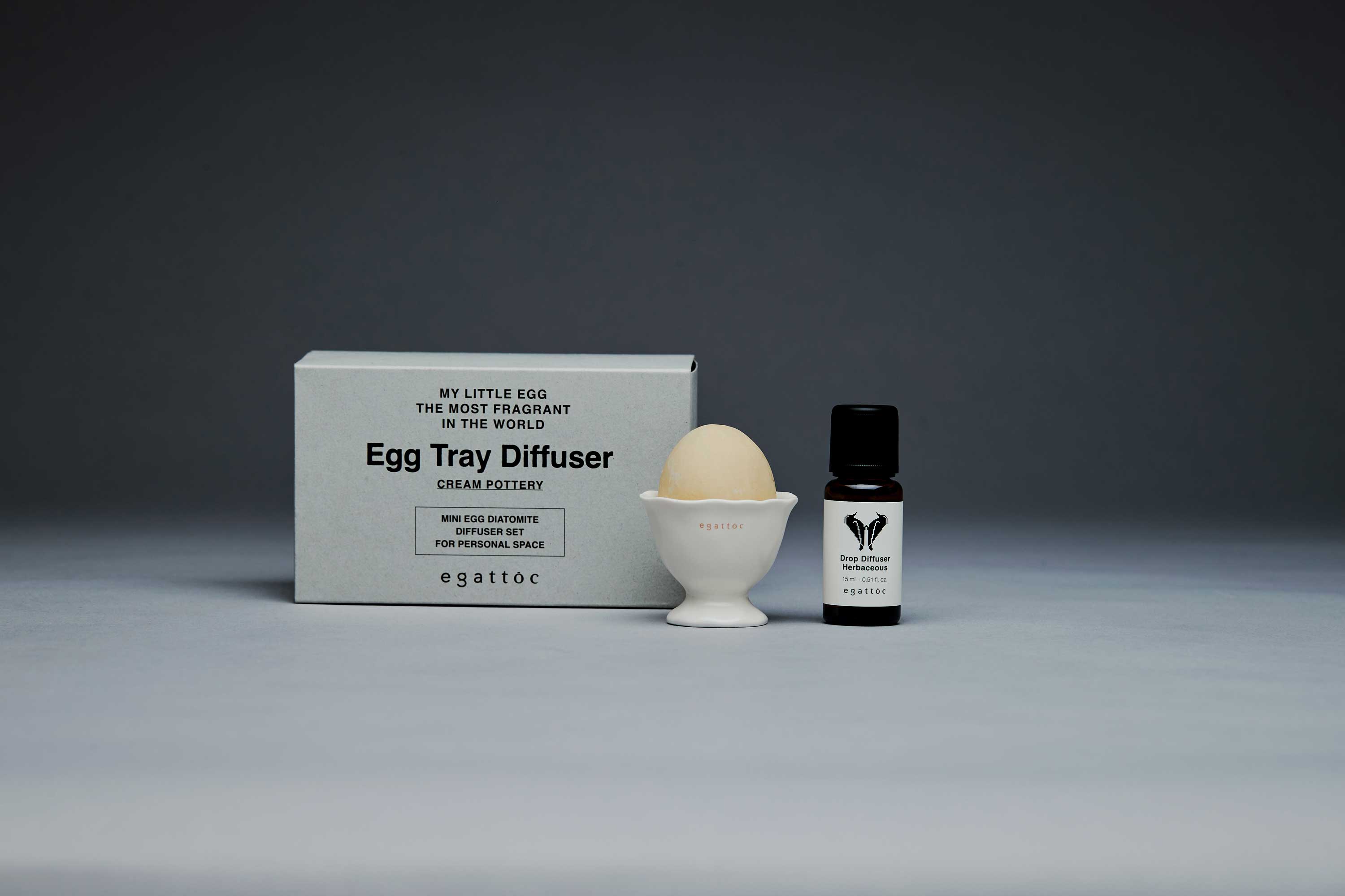 Egg Pot Set (Egg Stone 1 + Egg Tray 1 + Drop Diffuser 1)