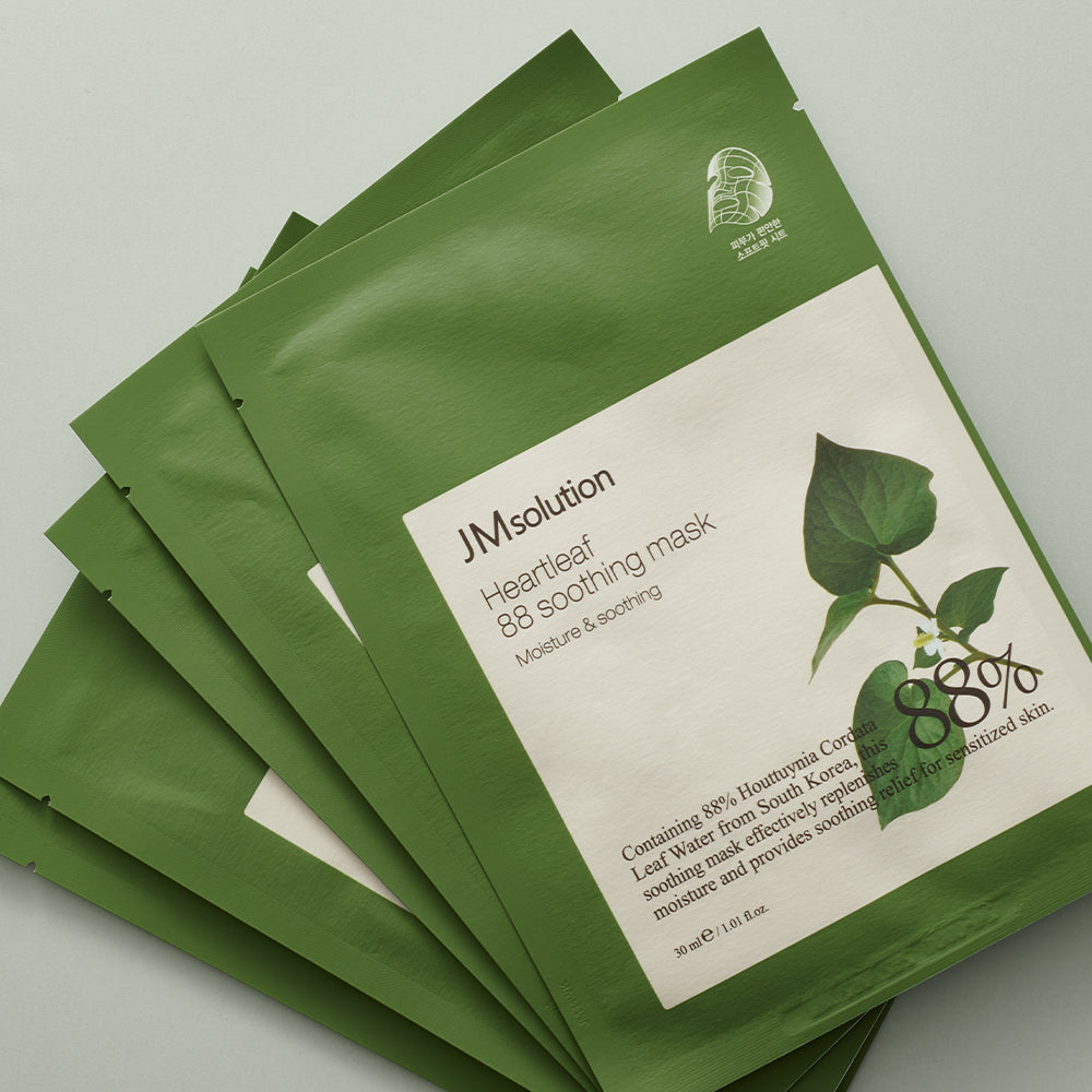 JMSOLUTION HEARTLEAF 88 SOOTHING MASK 10ea