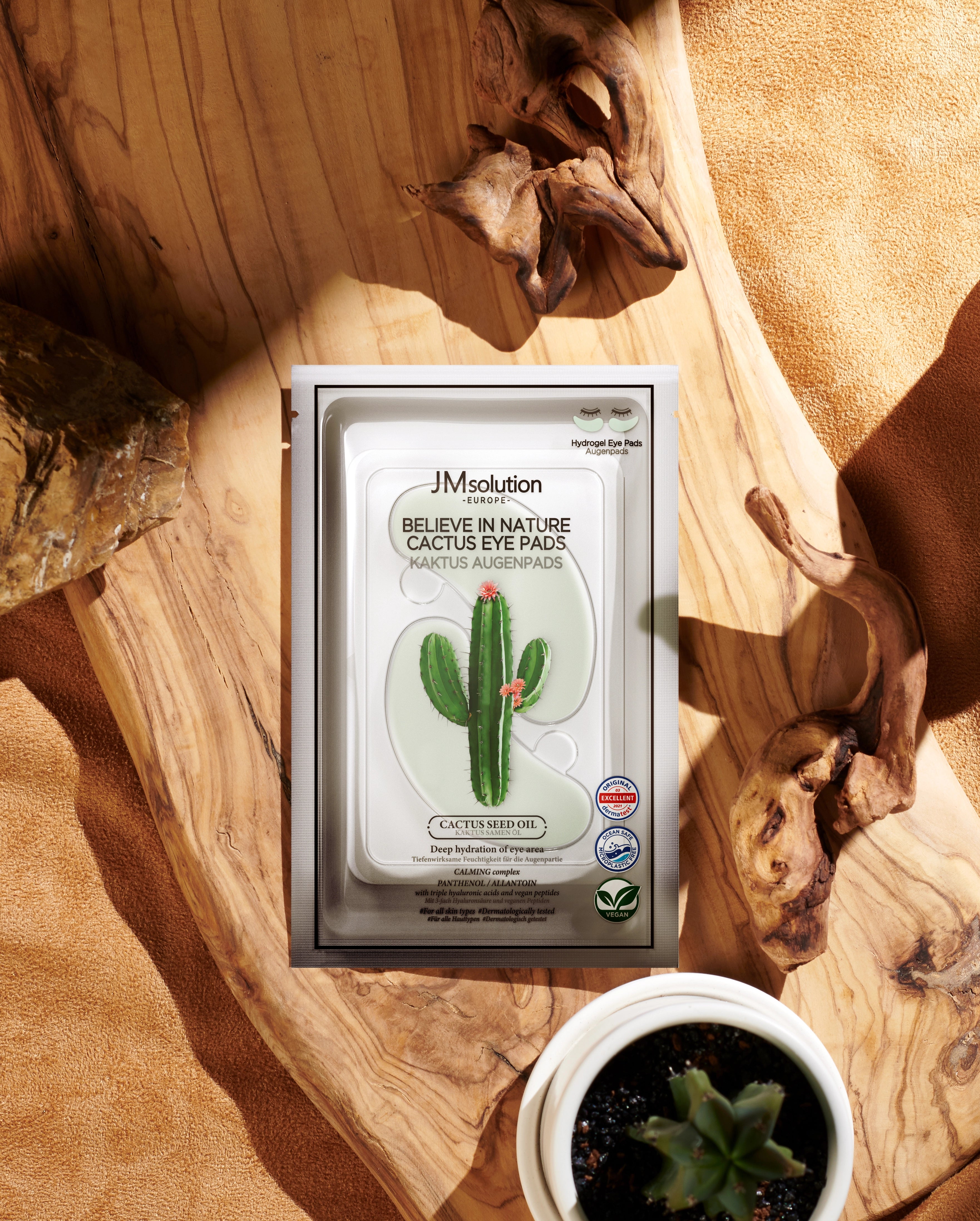 JMSOLUTION Europe BELIEVE IN NATURE CACTUS EYE PADS 30EA