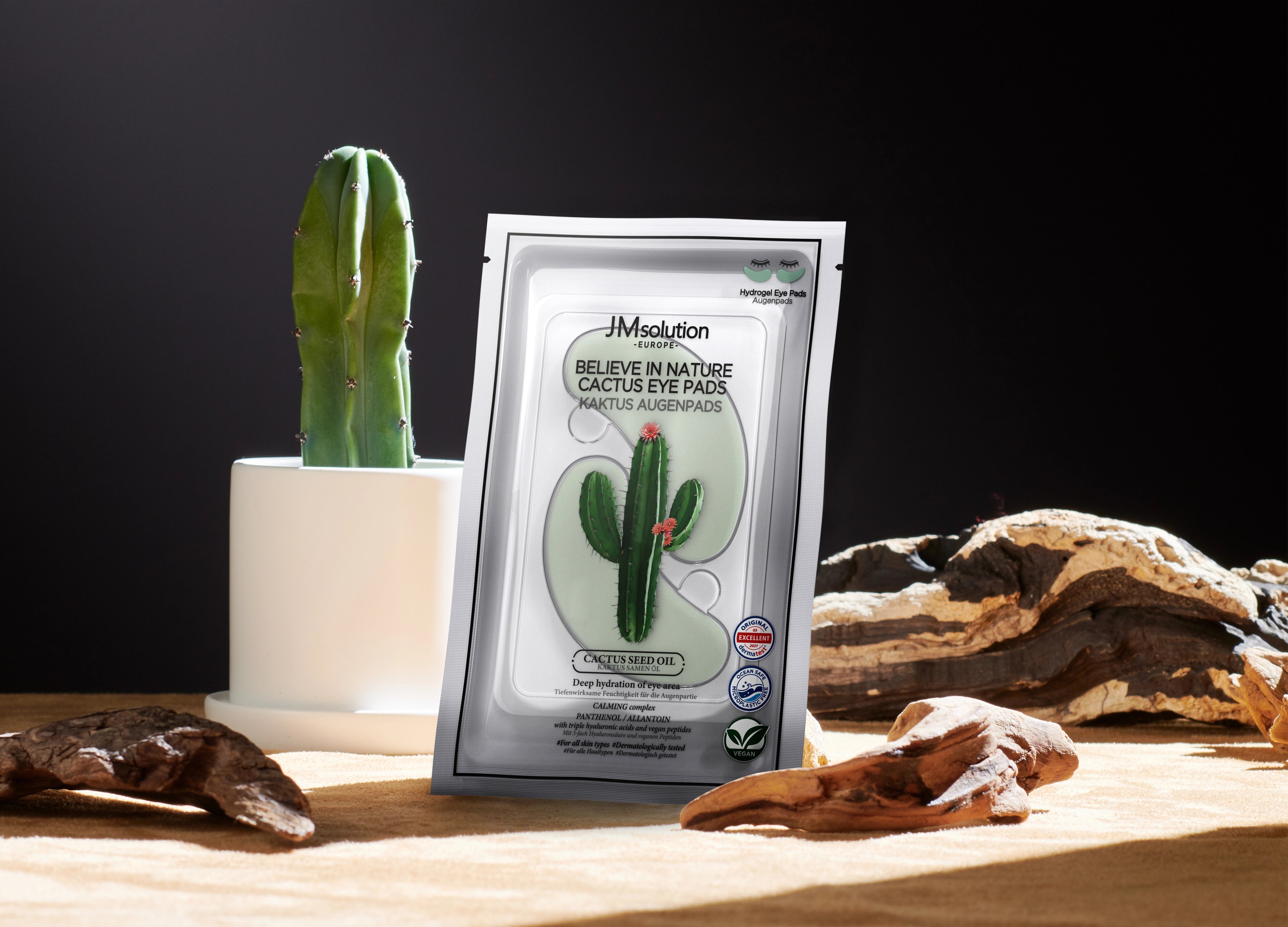 JMSOLUTION Europe BELIEVE IN NATURE CACTUS EYE PADS 30EA