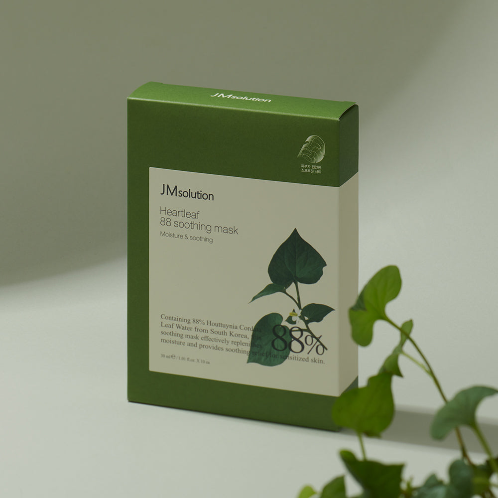 JMSOLUTION HEARTLEAF 88 SOOTHING MASK 10ea