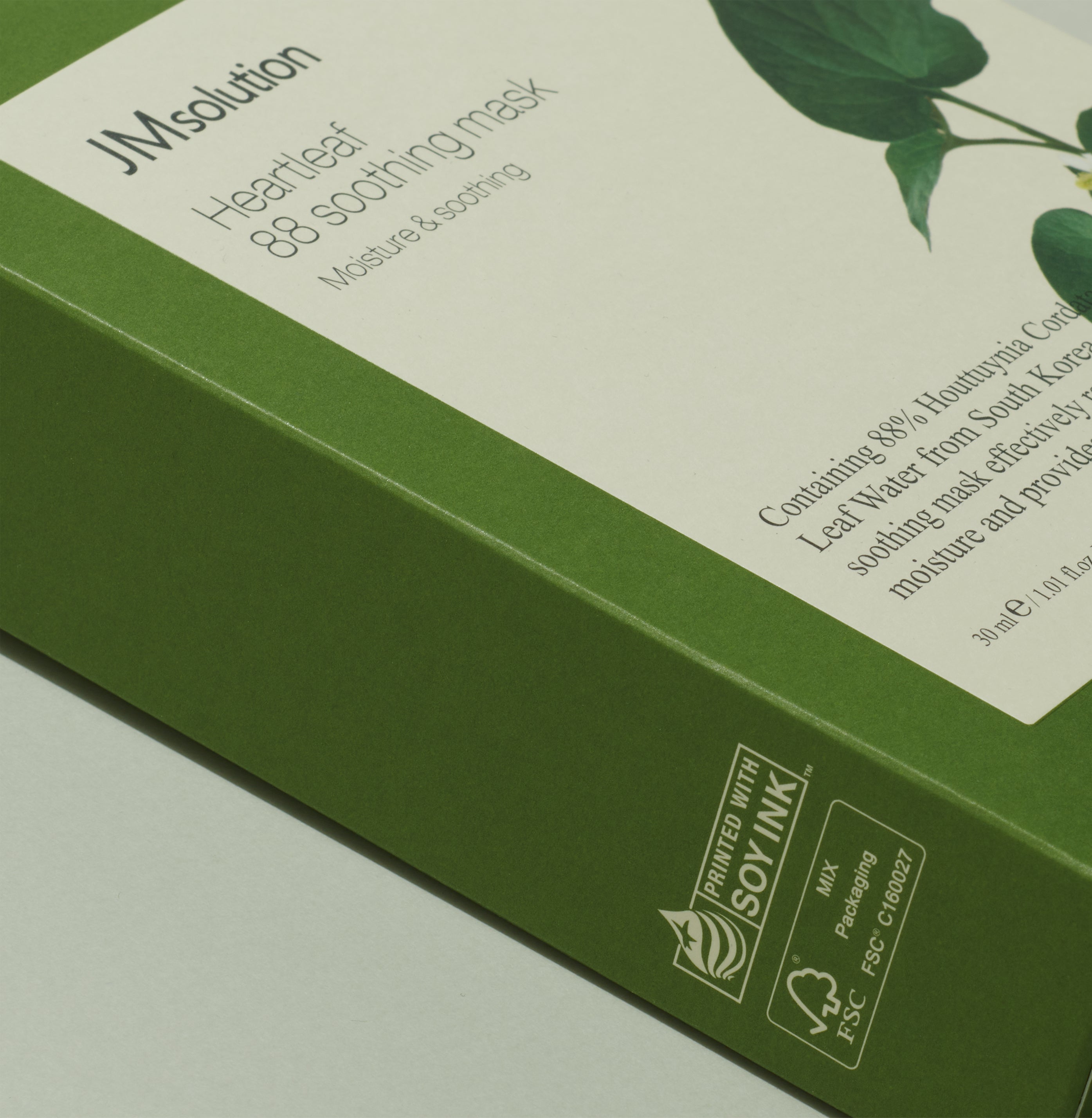 JMSOLUTION HEARTLEAF 88 SOOTHING MASK 10ea