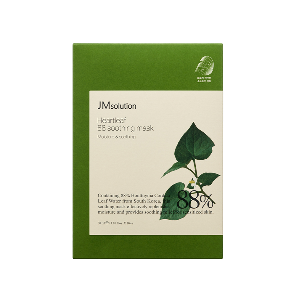 JMSOLUTION HEARTLEAF 88 SOOTHING MASK 10ea
