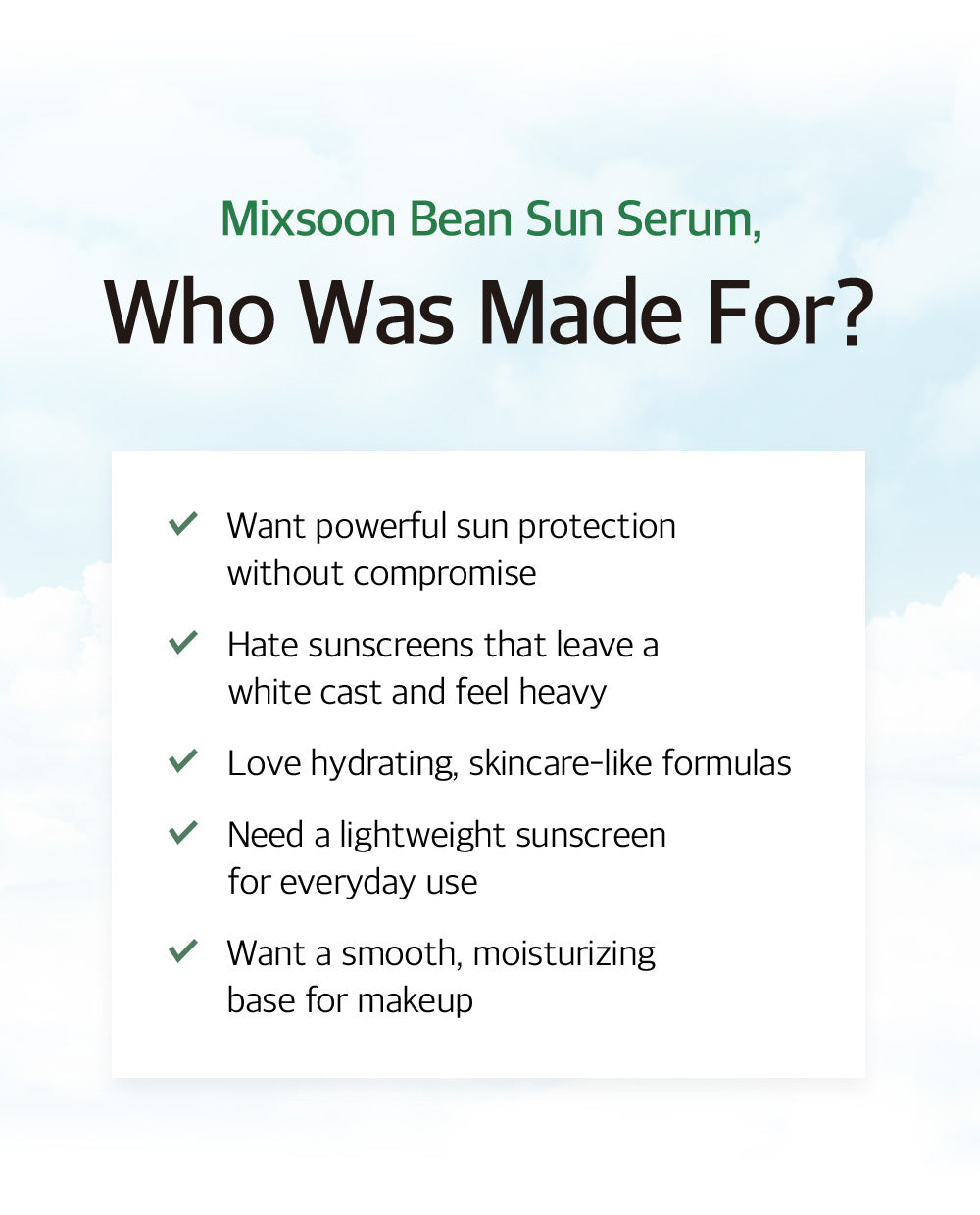 MIXSOON Bean Sun Serum [50ml]