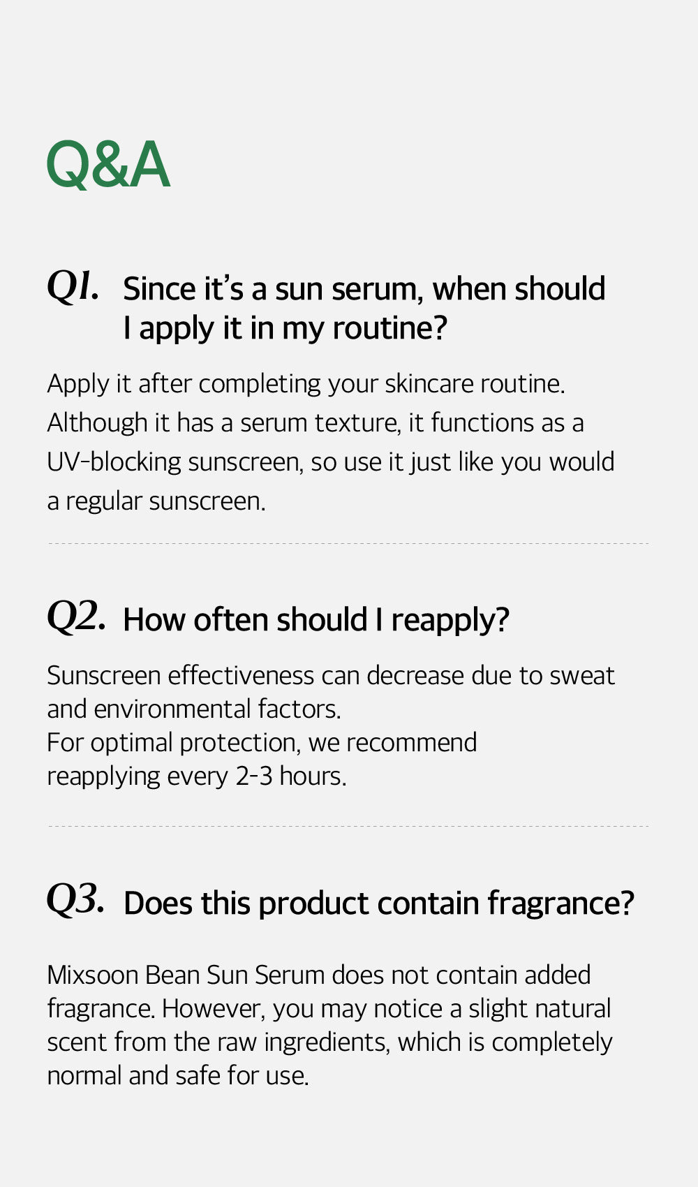 MIXSOON Bean Sun Serum [50ml]