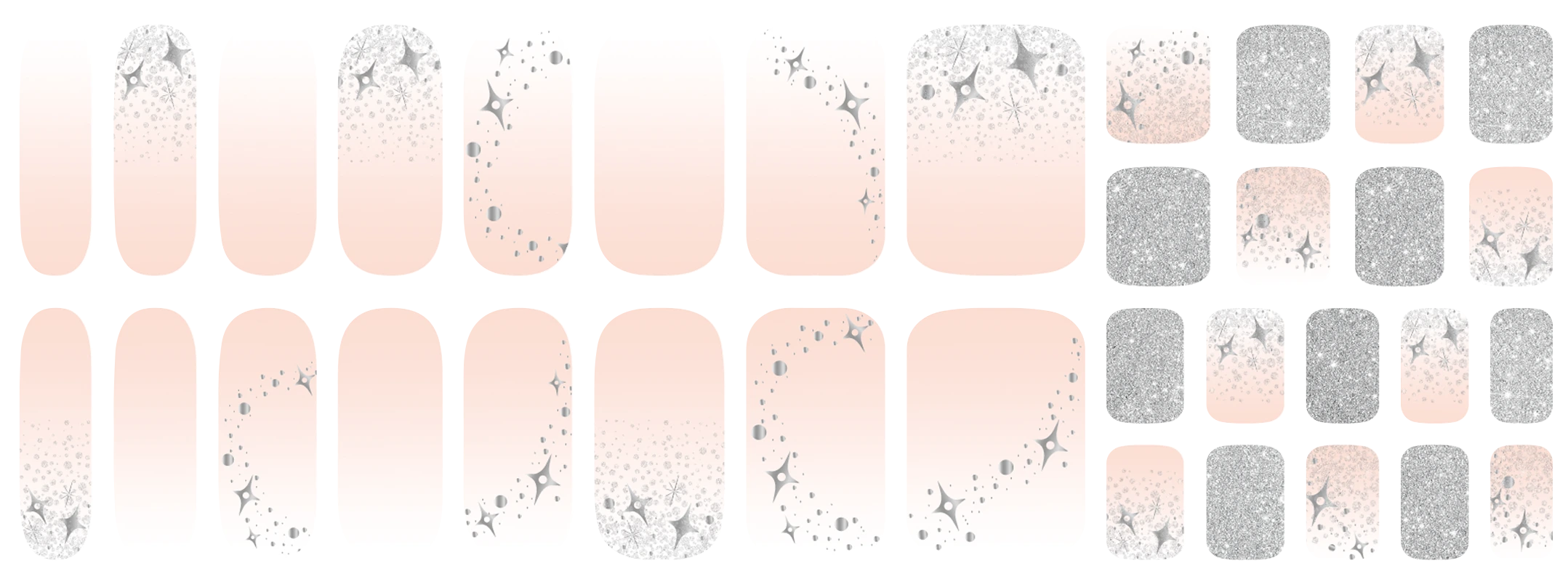 Vavacoco Volume Wrap Nail & Pedi (34pcs) - MAY BRIDE