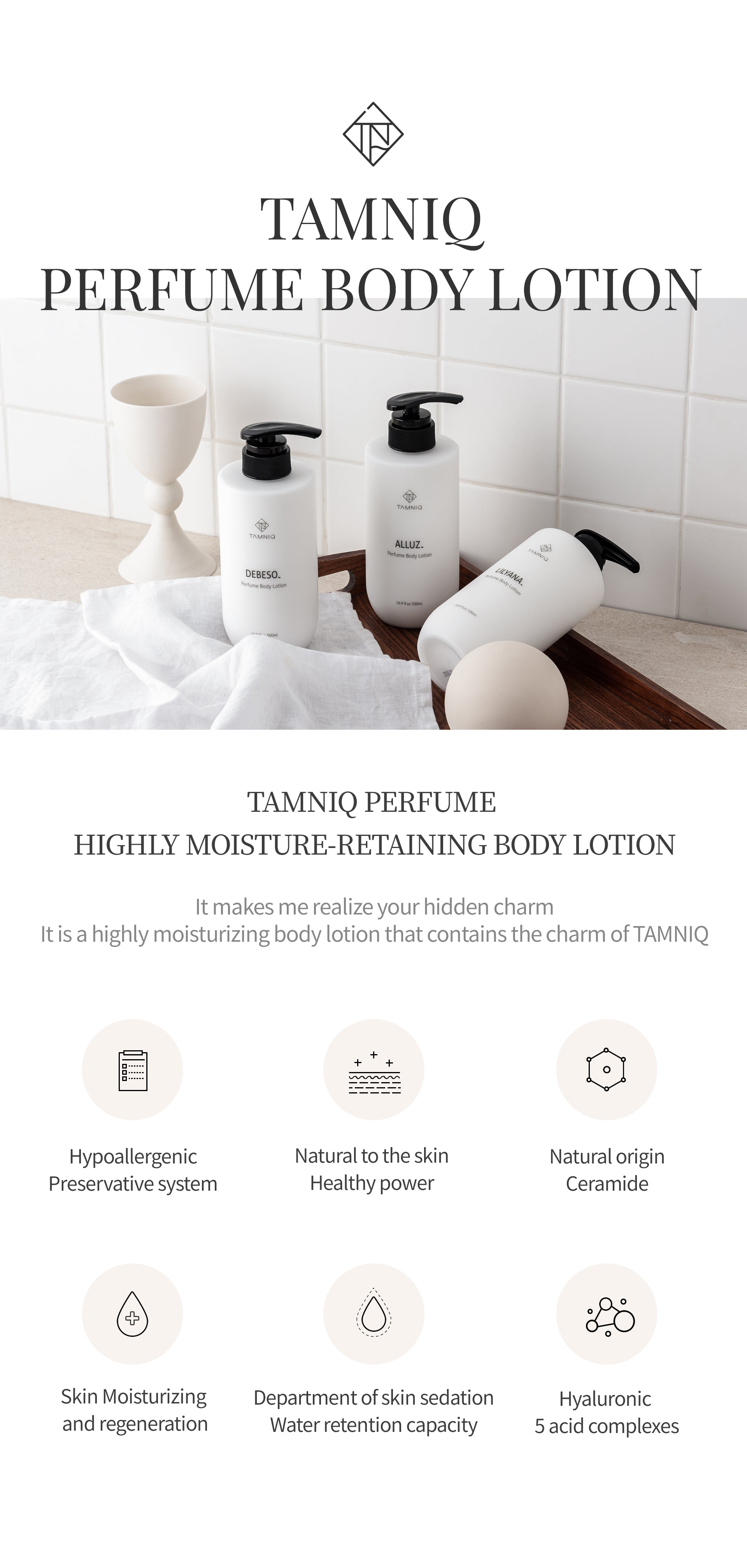 TAMNIQ Perfume Body Lotion 500ml