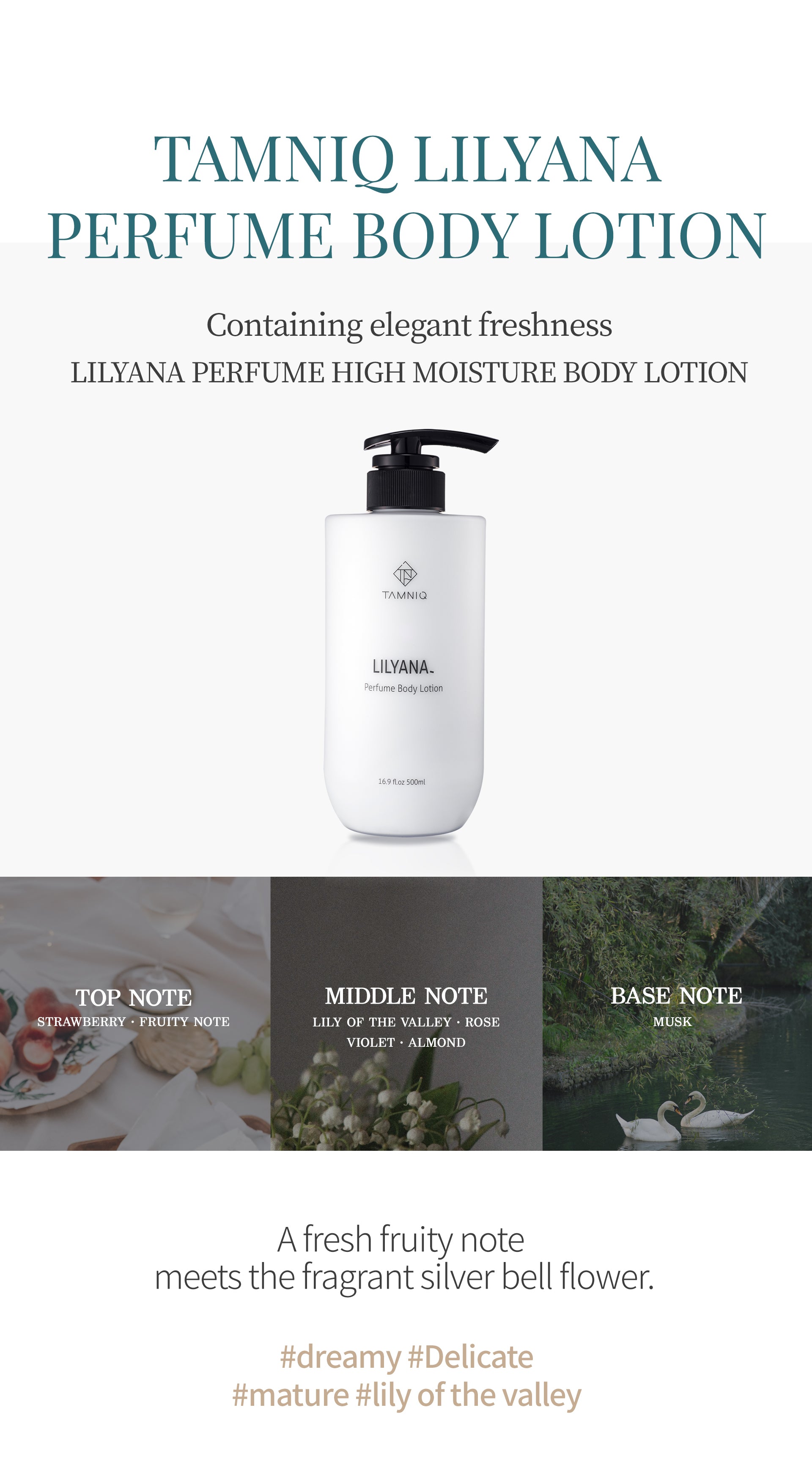 TAMNIQ Perfume Body Lotion 500ml