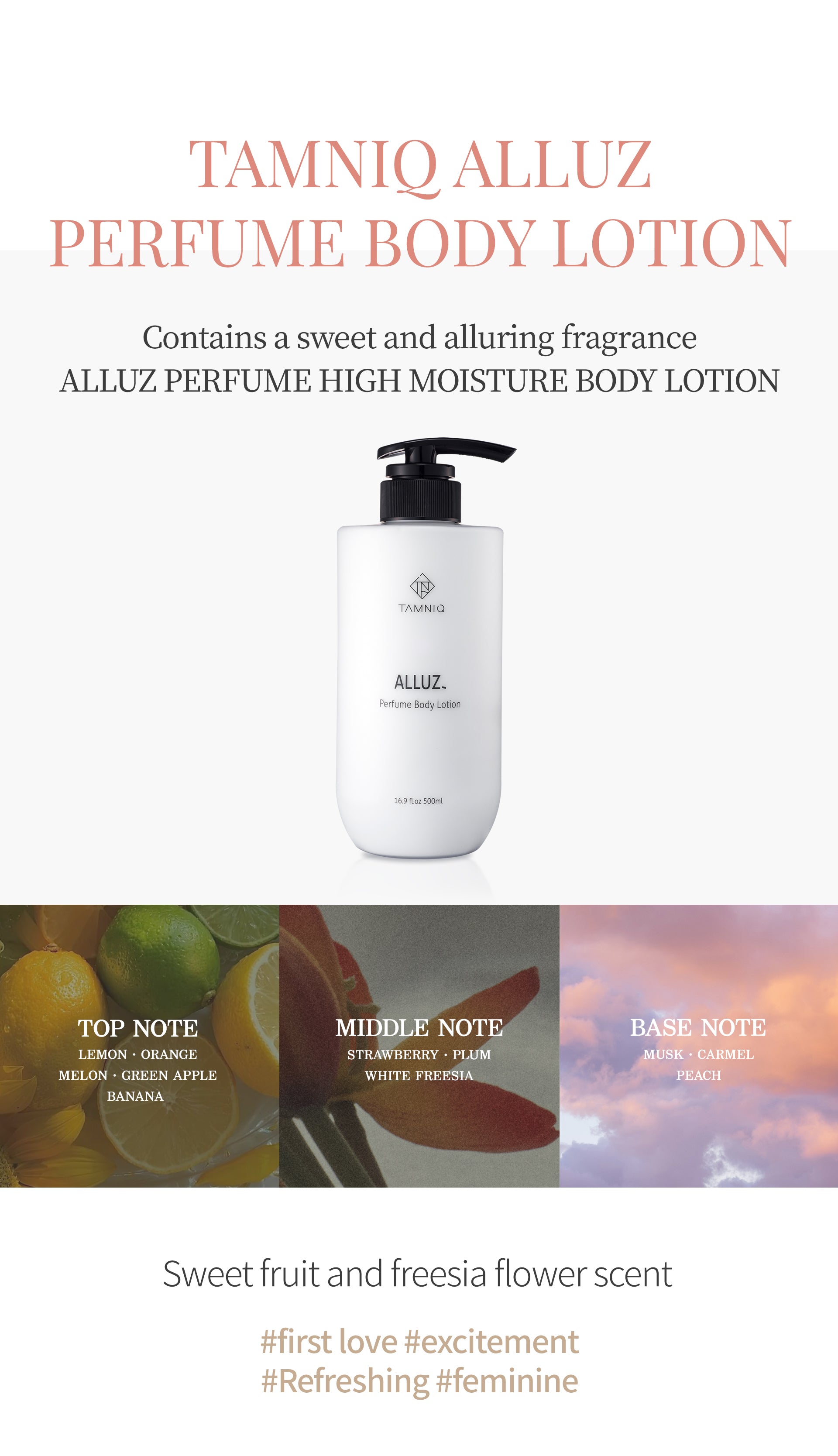 TAMNIQ Perfume Body Lotion 500ml