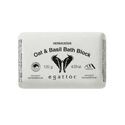 EGATTOC Oat & Basil Bath Block (HERBACEOUS) 120g