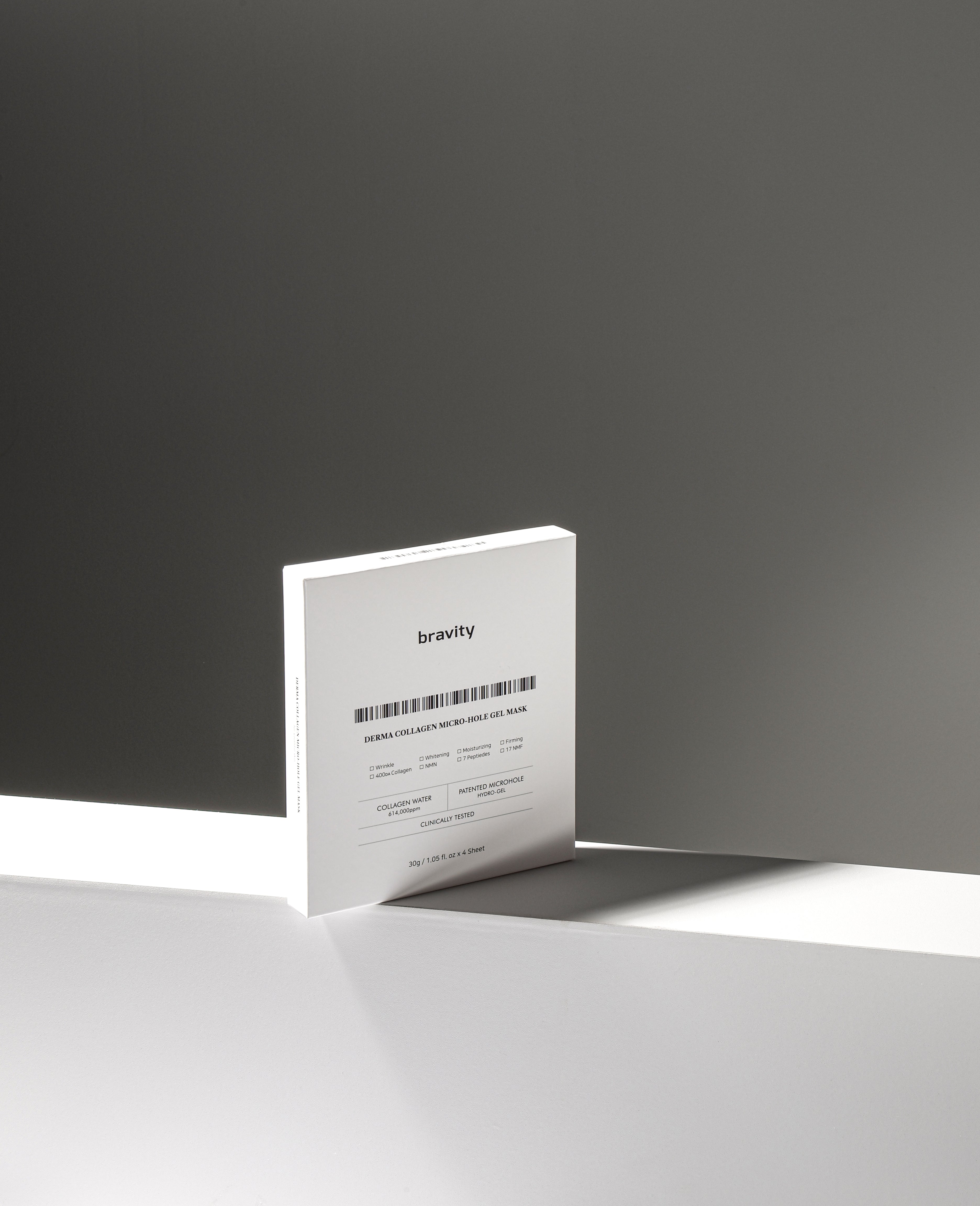 BRAVITY Derma Collagen Micro-hole Gel Mask 4EA