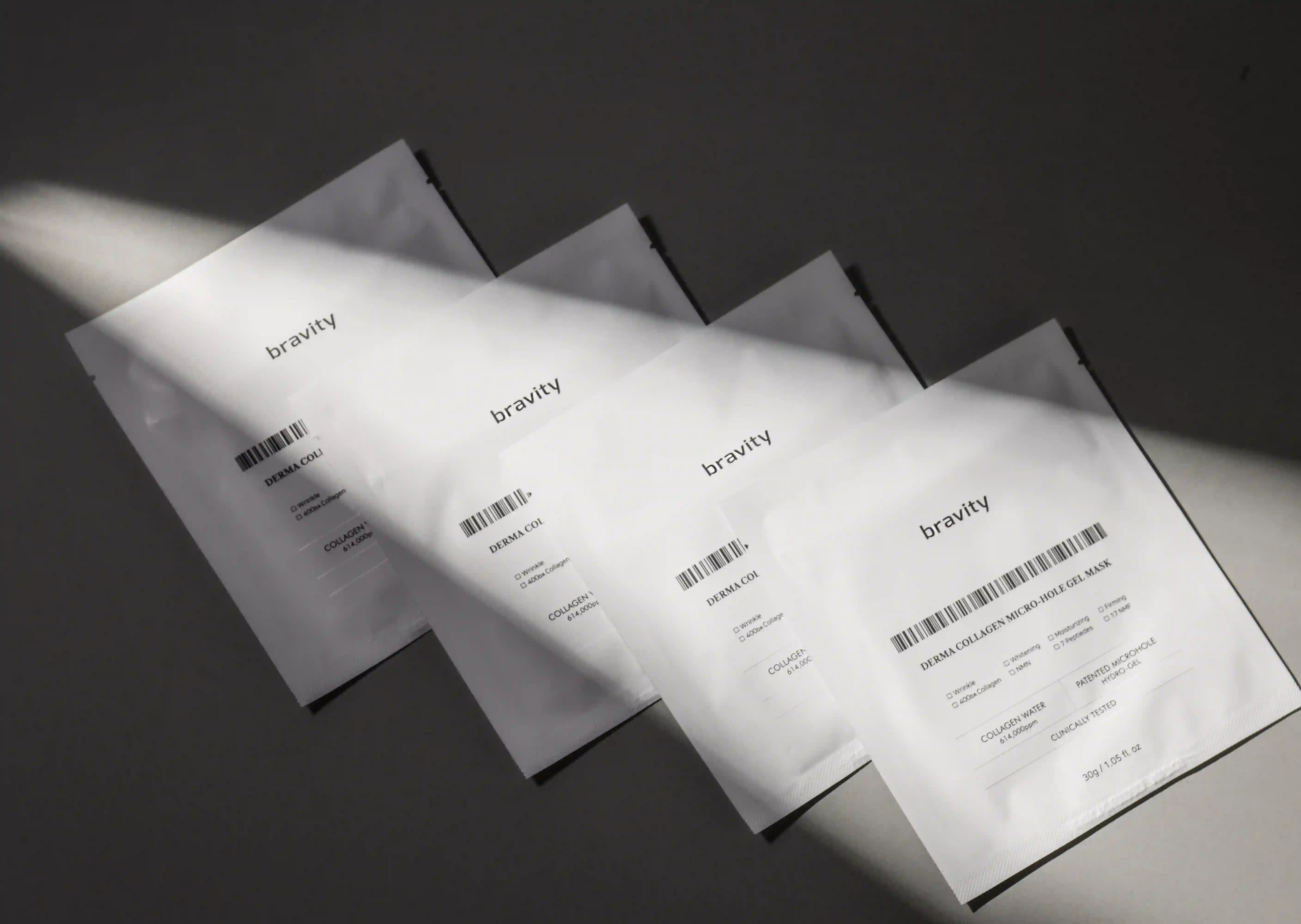 BRAVITY Derma Collagen Micro-hole Gel Mask 4EA