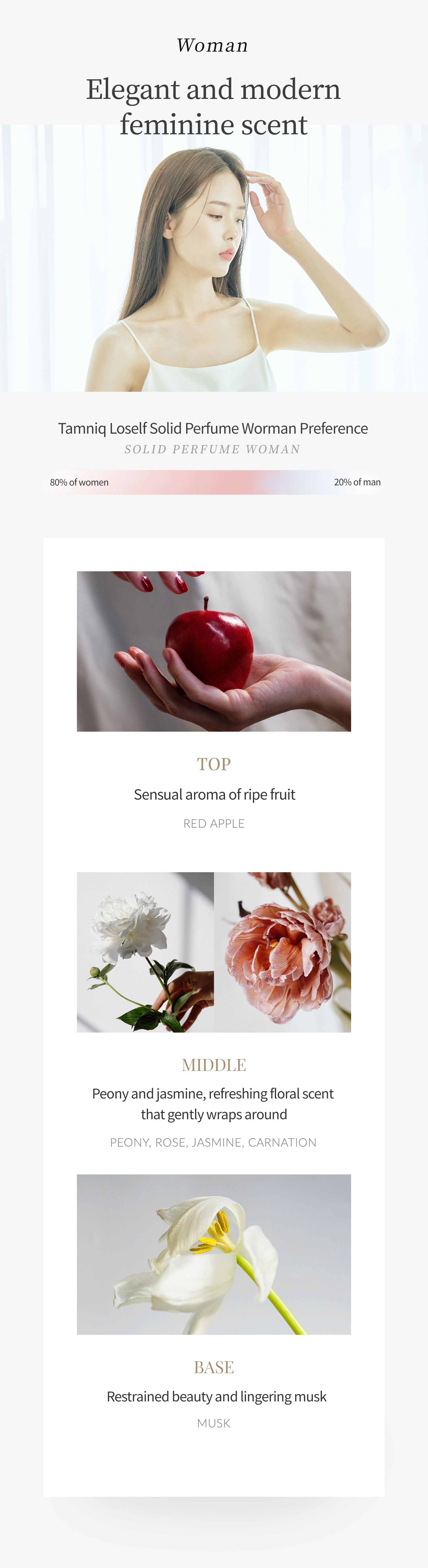 TAMNIQ Loself Solid Perfume (Woman/Man) 30ml