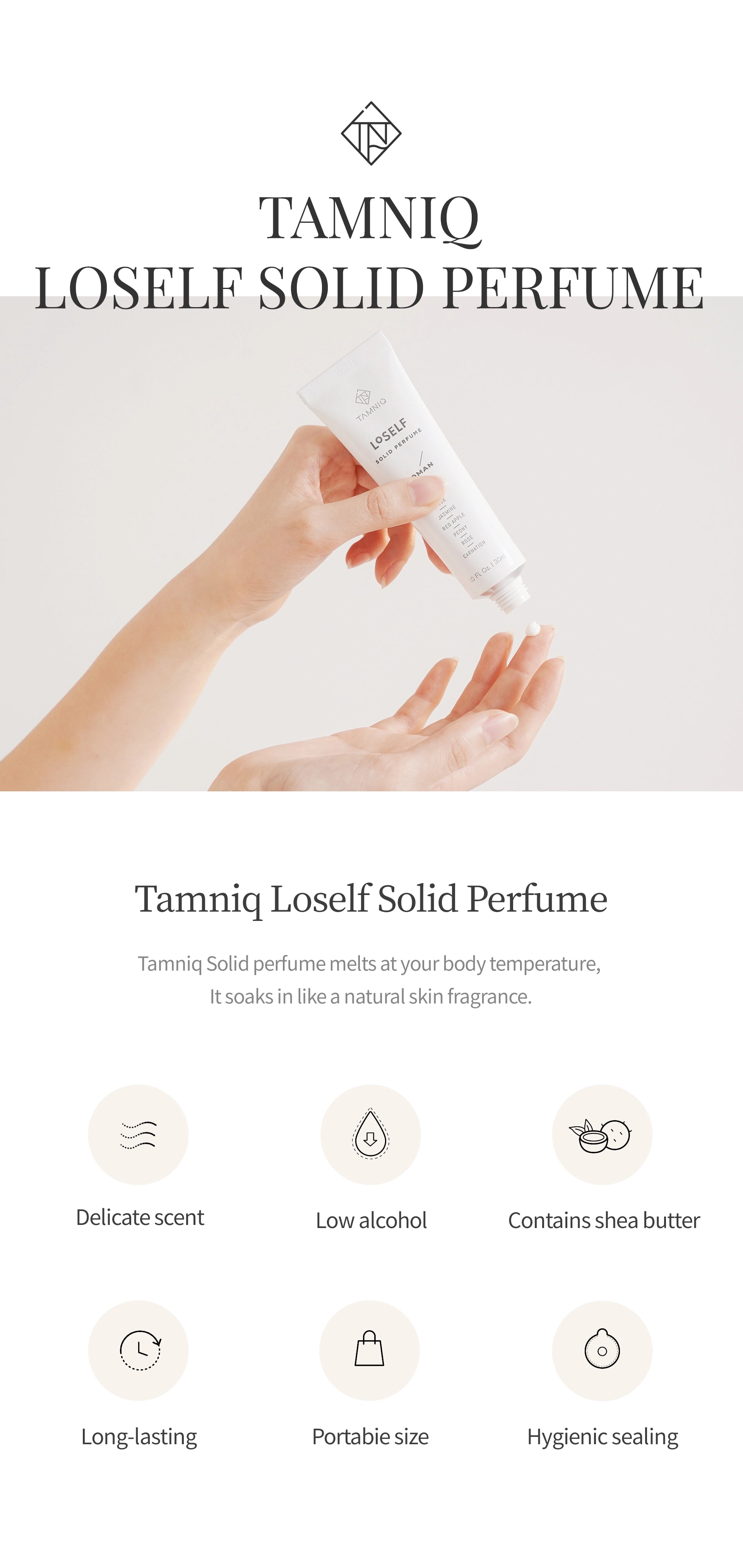 TAMNIQ Loself Solid Perfume (Woman/Man) 30ml
