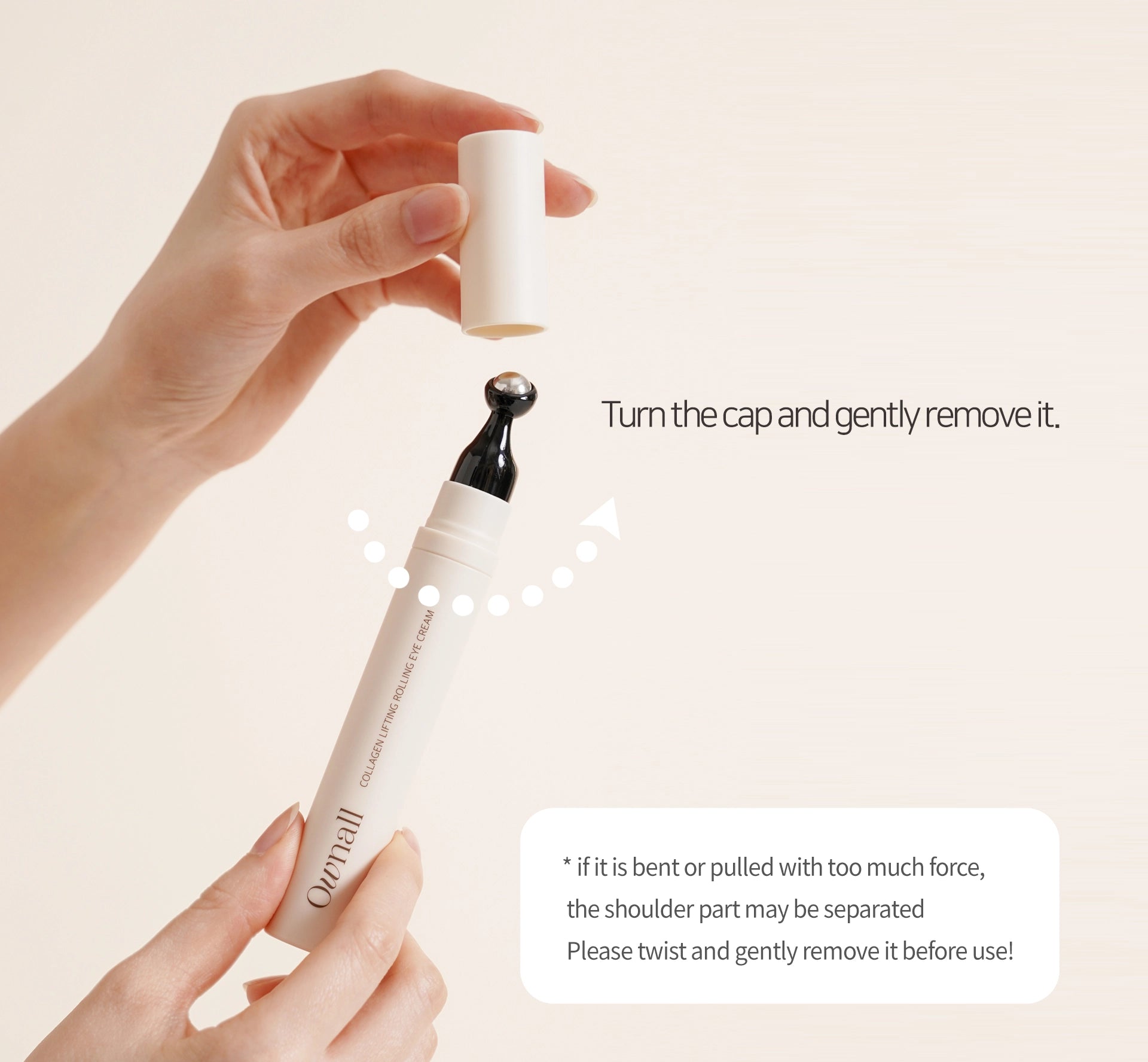 OWNALL Collagen Lifting  Rolling Eye Cream