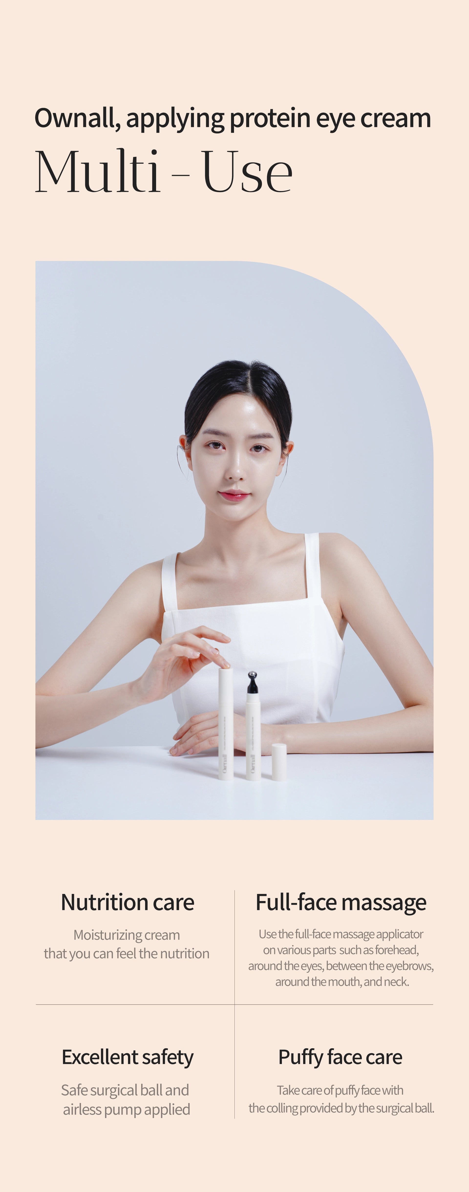 OWNALL Collagen Lifting  Rolling Eye Cream