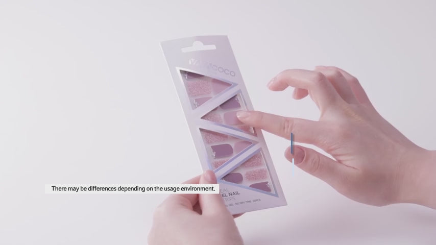Load video: Vavacoco Volume Wrap Nail &amp; Pedi (34pcs) - MOCHA LATTE