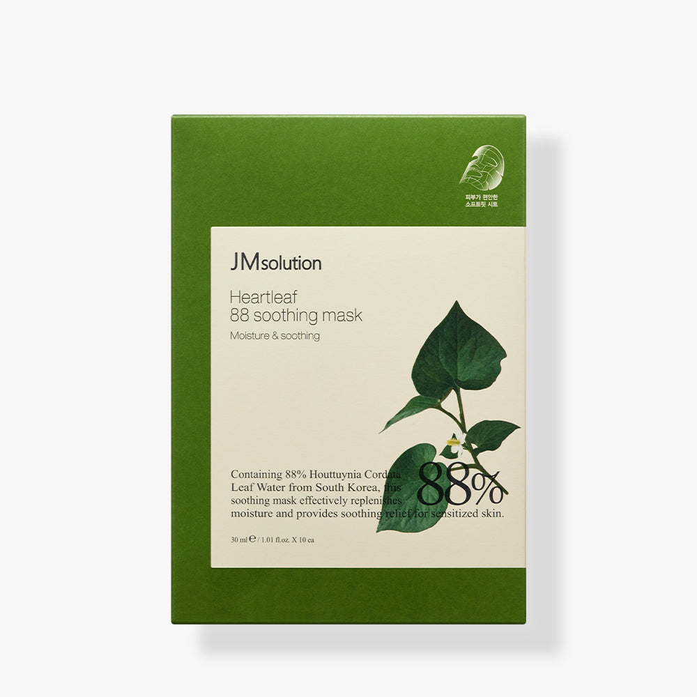 JMSOLUTION HEARTLEAF 88 SOOTHING MASK 10ea