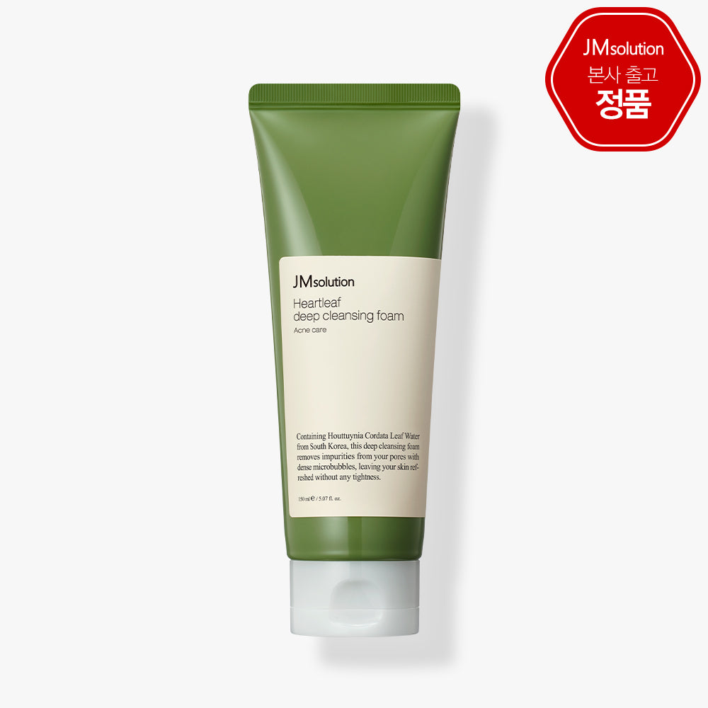 JMSOLUTION HEARTLEAF DEEP CLEANSING FOAM 150ml