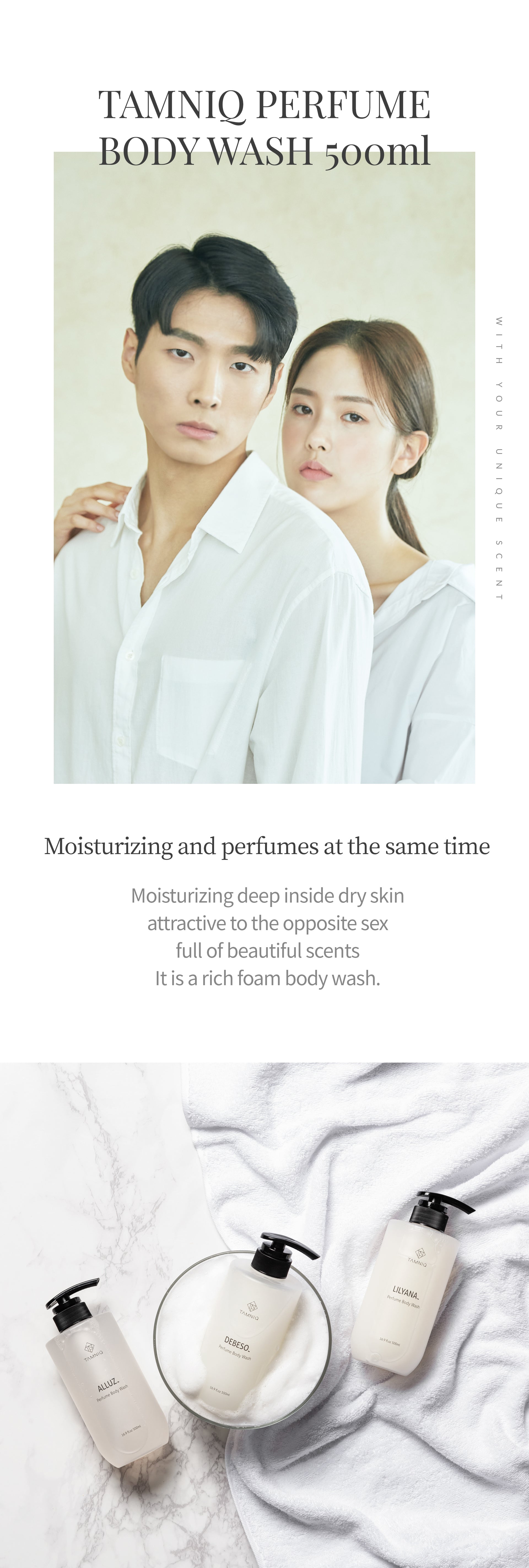 TAMNIQ Perfume Body Wash 500ml